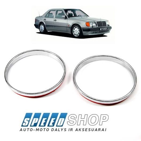 Mercedes-Benz W124 chromuota apdaila
